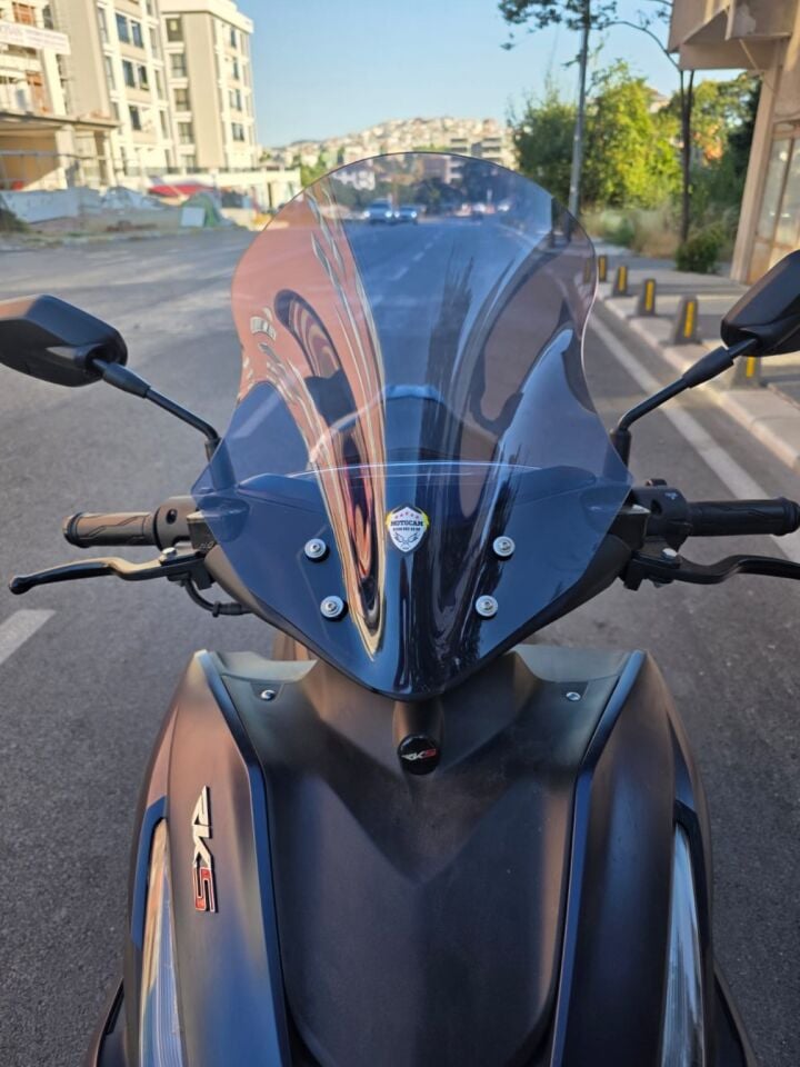 MOTOCAM Volta Revolt RSX3 Ön Cam 2022-2026 Model 43cm Füme Renkli SPORTİF