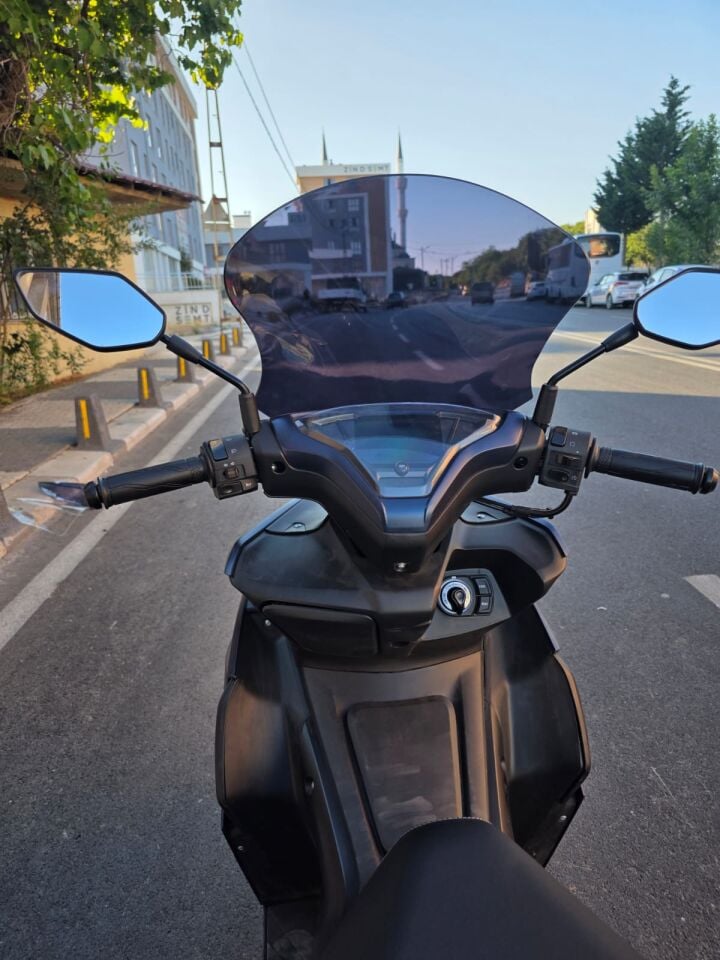 MOTOCAM Volta Revolt RSX3 Ön Cam 2022-2026 Model 43cm Siyah Renkli SPORTİF