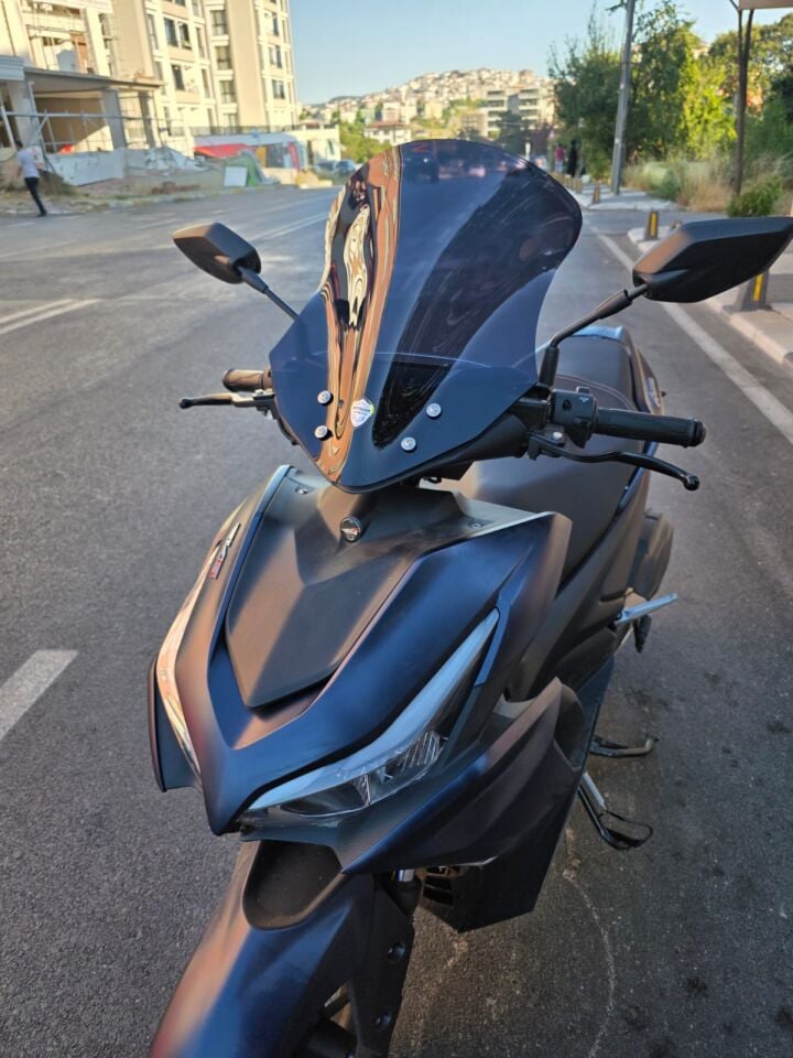 MOTOCAM Volta Revolt RSX3 Ön Cam 2022-2026 Model 43cm Siyah Renkli SPORTİF