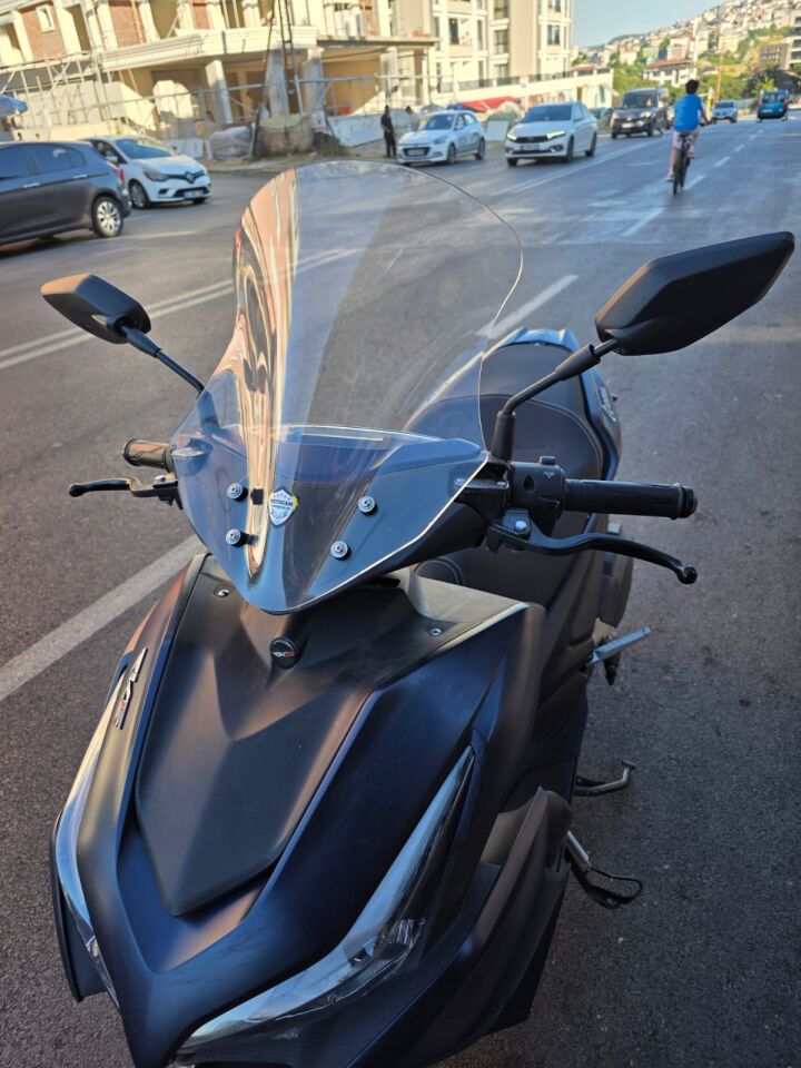 MOTOCAM Volta Revolt RSX3 Ön Cam 2022-2026 Model 43cm Şeffaf Renkli SPORTİF