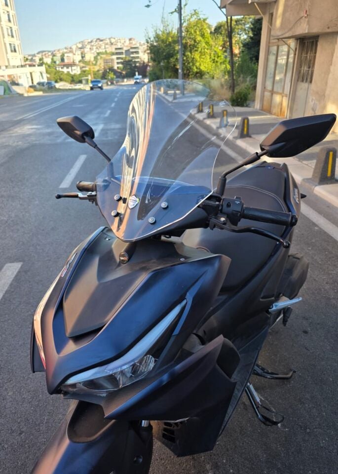 MOTOCAM Volta Revolt RSX3 Ön Cam 2022-2026 Model 43cm Şeffaf Renkli SPORTİF