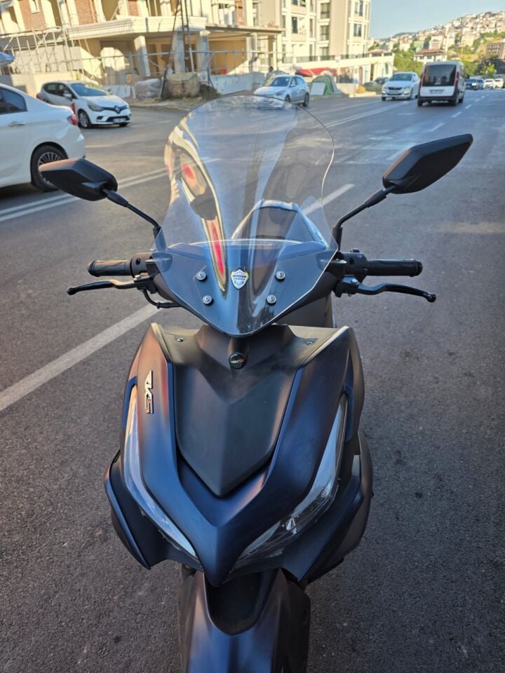 MOTOCAM Volta Revolt RSX3 Ön Cam 2022-2026 Model 43cm Şeffaf Renkli SPORTİF