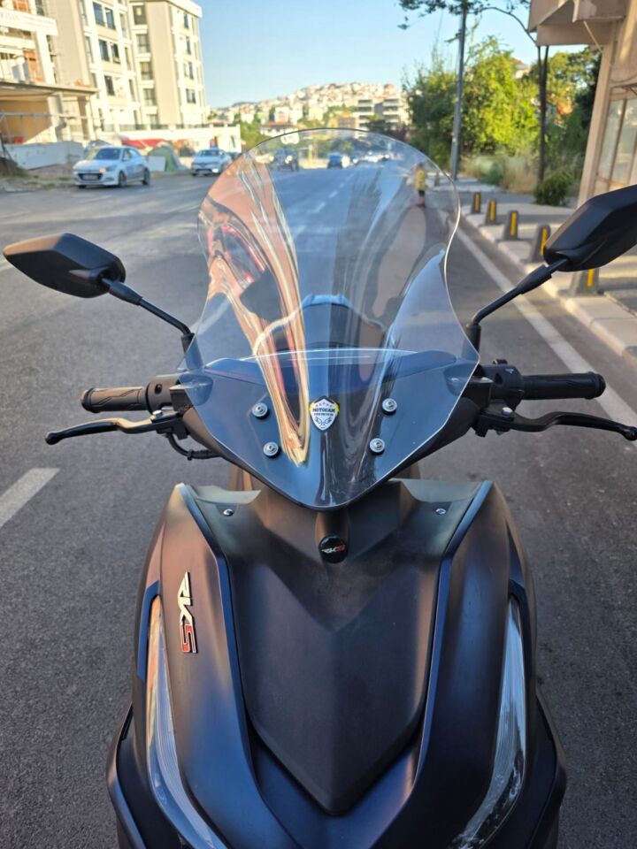 MOTOCAM Volta Revolt RSX3 Ön Cam 2022-2026 Model 43cm Şeffaf Renkli SPORTİF