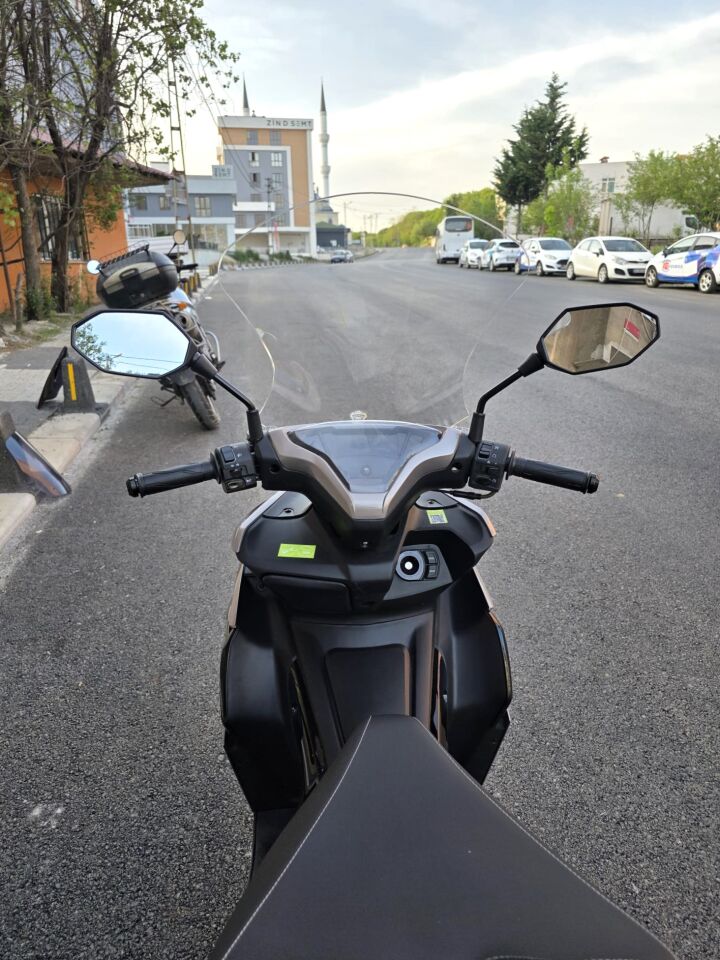 MOTOCAM Volta Revolt RSX3 Ön Cam 2022-2026 Model 54cm Şeffaf Renkli SPORTİF