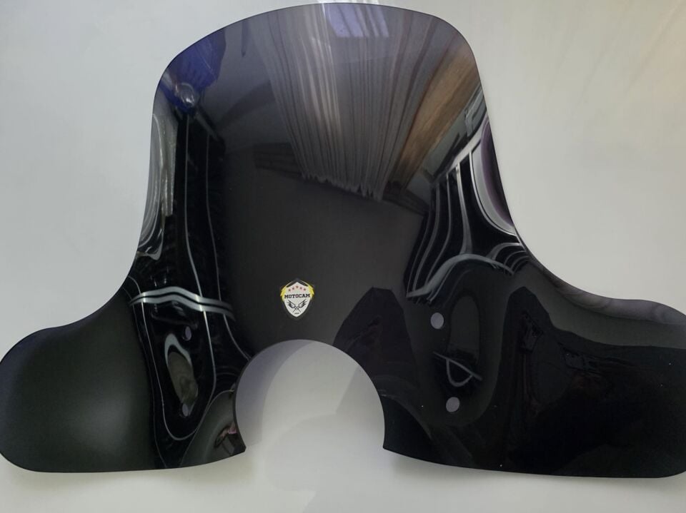 MOTOCAM SYM Fiddle III 125 Ön Cam 2016-2022 Model 53cm Siyah Renkli Elcikli APARATSIZ
