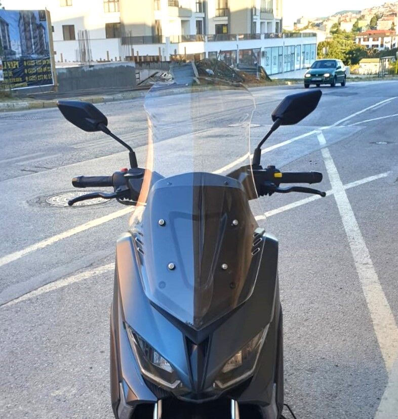 MOTOCAM Volta Revolt RSX5 Ön Cam 2022-2026 Model 55cm Şeffaf Renkli 4mm