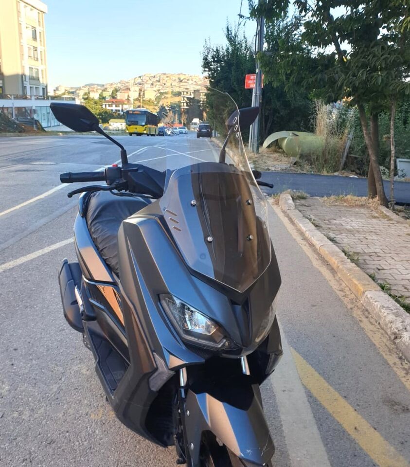 MOTOCAM Volta Revolt RSX5 Ön Cam 2022-2026 Model 55cm Şeffaf Renkli 4mm