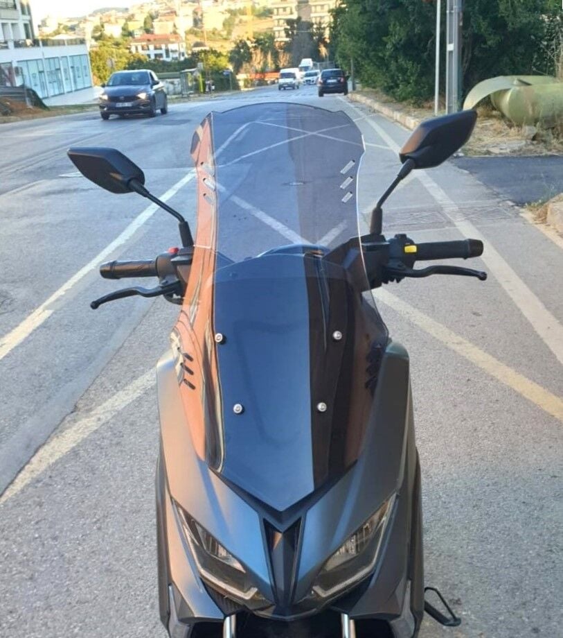 MOTOCAM Volta Revolt RSX5 Ön Cam 2022-2026 Model 75cm Füme Renkli 4mm