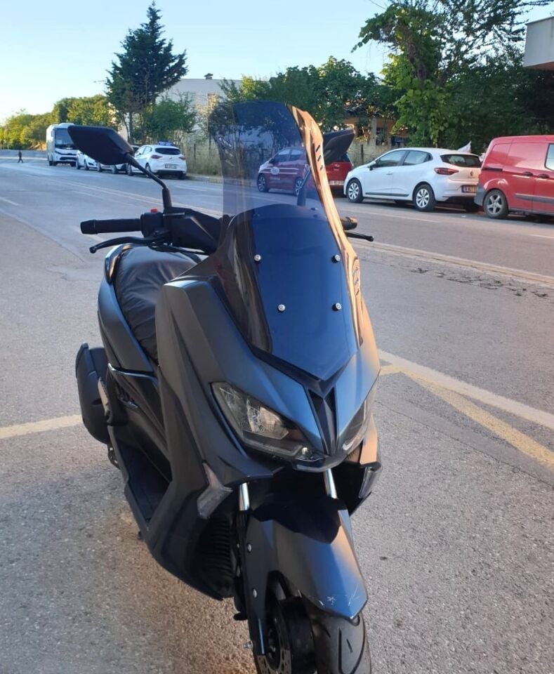 MOTOCAM Volta Revolt RSX5 Ön Cam 2022-2026 Model 75cm Füme Renkli 4mm