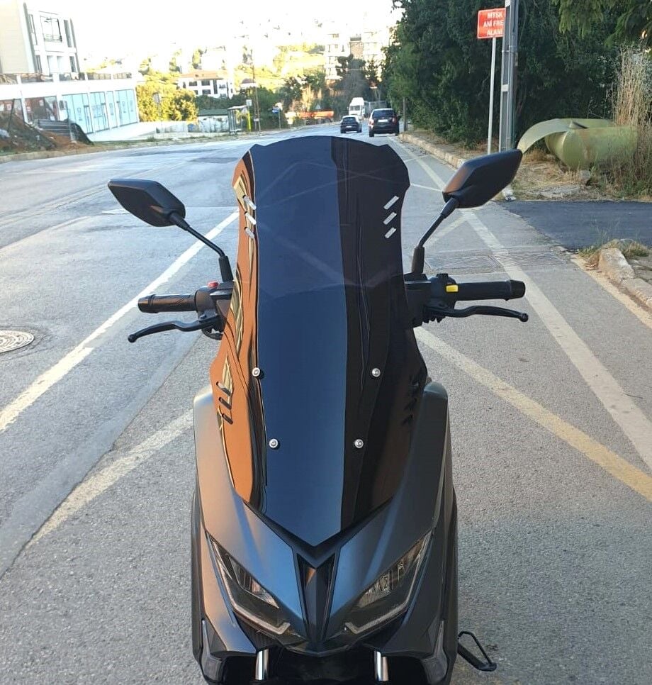 MOTOCAM Volta Revolt RSX5 Ön Cam 2022-2026 Model 75cm Siyah Renkli 4mm