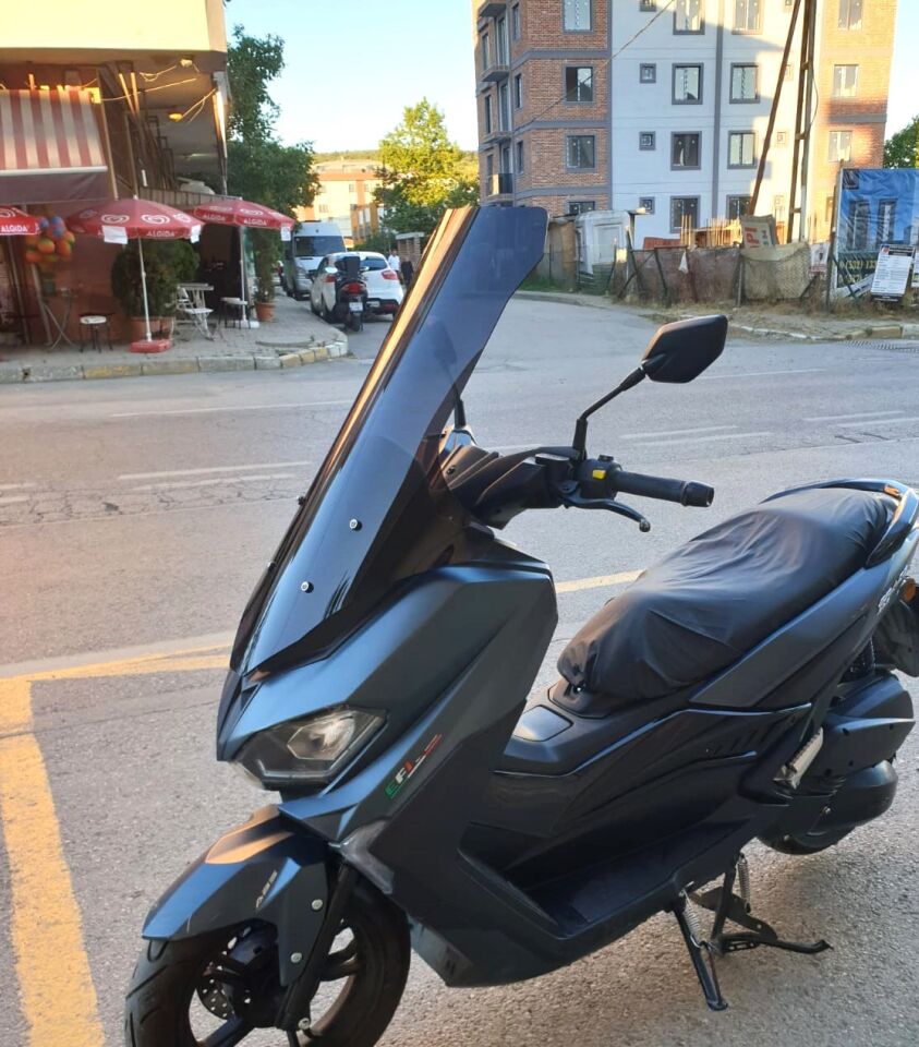 MOTOCAM Volta Revolt RSX5 Ön Cam 2022-2026 Model 78cm Siyah Renkli 4mm