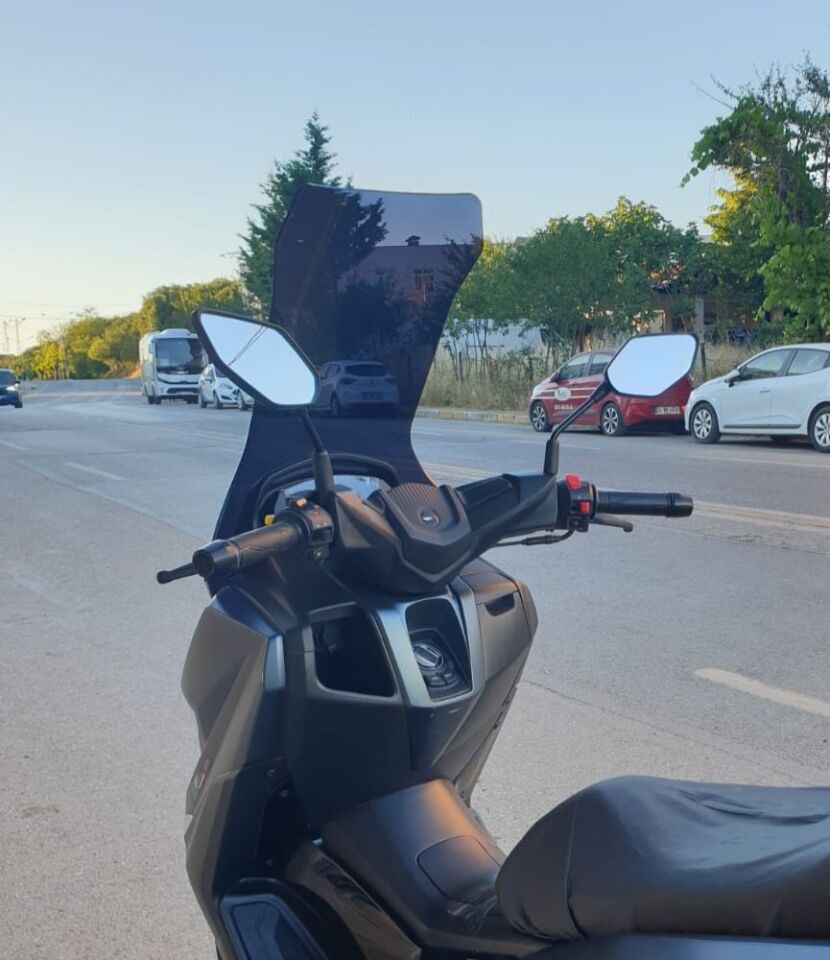 MOTOCAM Volta Revolt RSX5 Ön Cam 2022-2026 Model 78cm Siyah Renkli 4mm