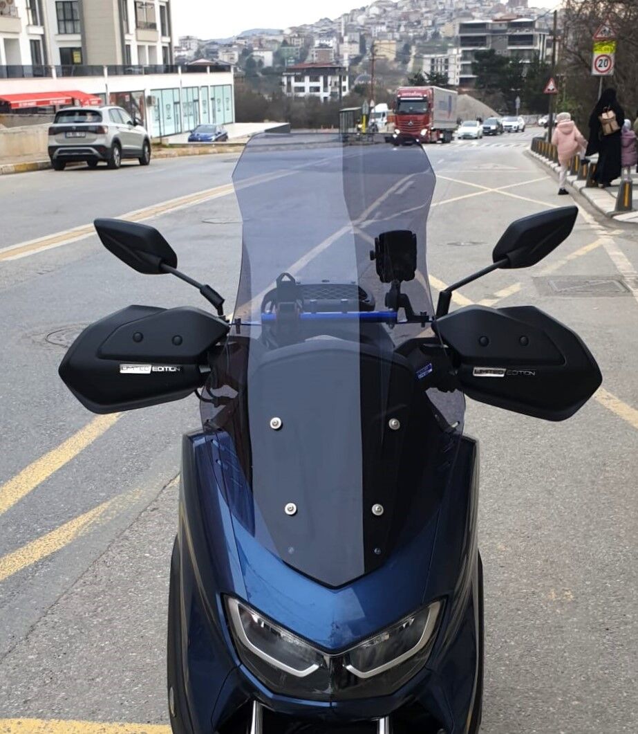 MOTOCAM Volta Revolt RSX6 Ön Cam 2024-2026 Model 72cm Füme Renkli 4mm