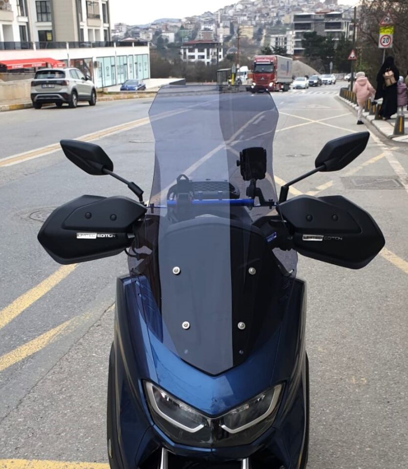 MOTOCAM Volta Revolt RSX6 Ön Cam 2024-2026 Model 72cm Füme Renkli 4mm