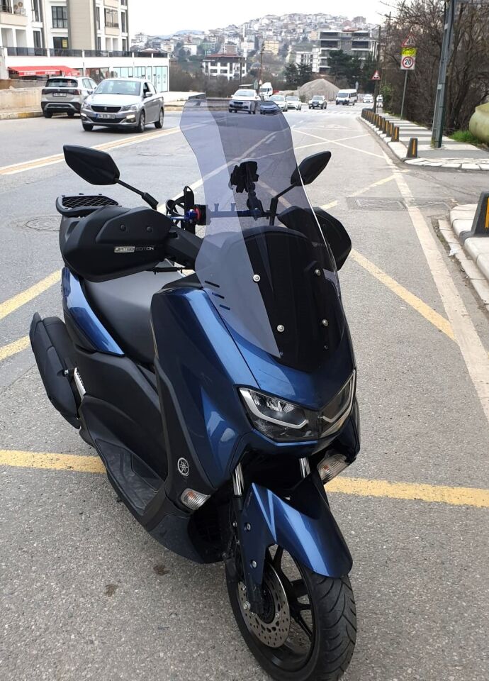 MOTOCAM Volta Revolt RSX6 Ön Cam 2024-2026 Model 72cm Füme Renkli 4mm