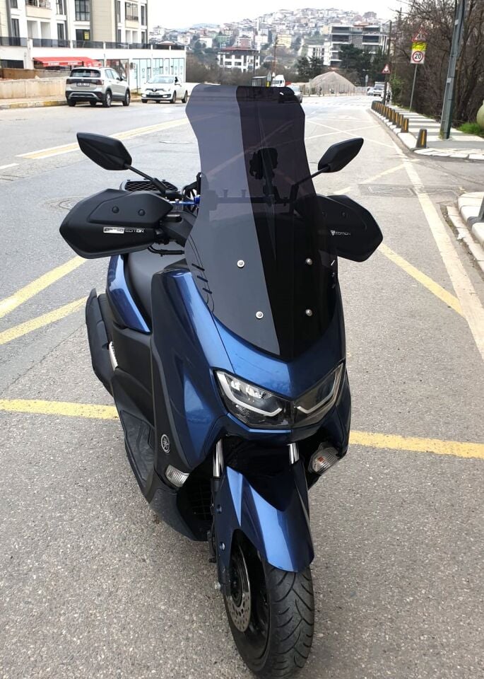 MOTOCAM Volta Revolt RSX6 Ön Cam 2024-2026 Model 72cm Siyah Renkli 4mm