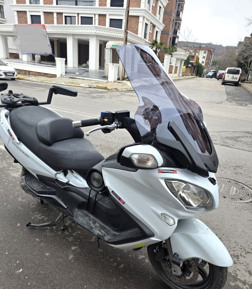 MOTOCAM Suzuki Burgman 650 Ön Cam 2013-2018 Model 76cm Füme Renkli 4mm