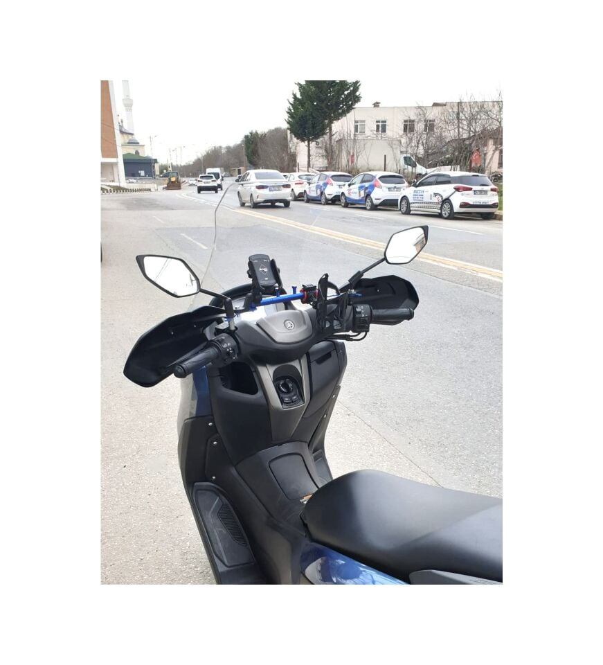 MOTOCAM Volta Revolt RSX6 Ön Cam 2024-2026 Model 72cm Şeffaf Renkli 4mm