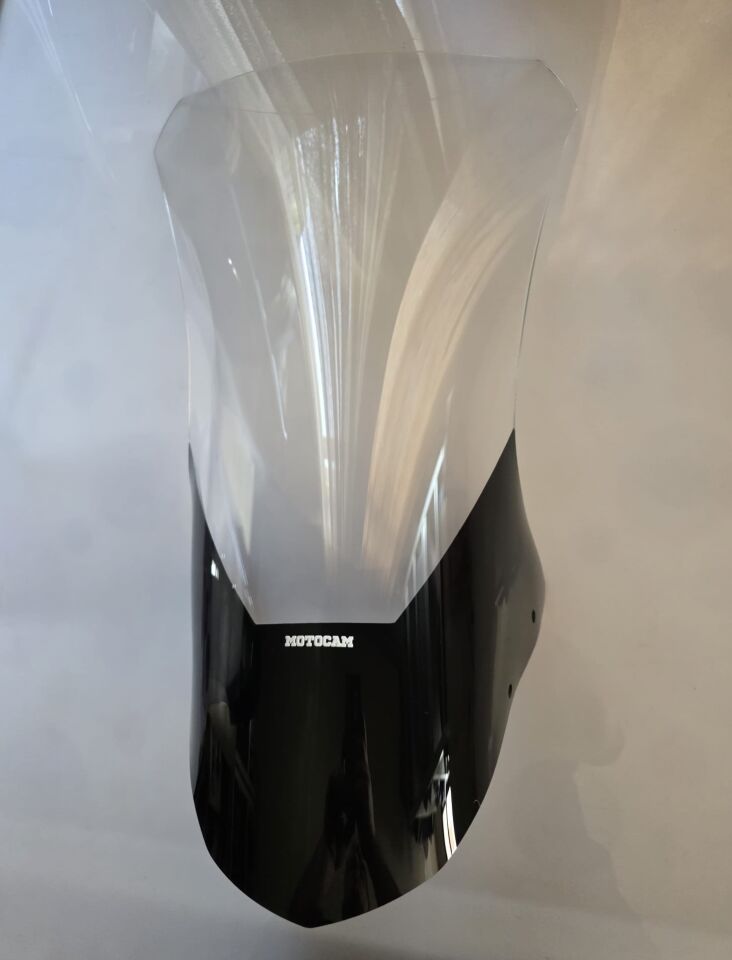 MOTOCAM Mondial Fuzion Ön Cam 2024-2026 Model 68cm Şeffaf Renkli 4mm