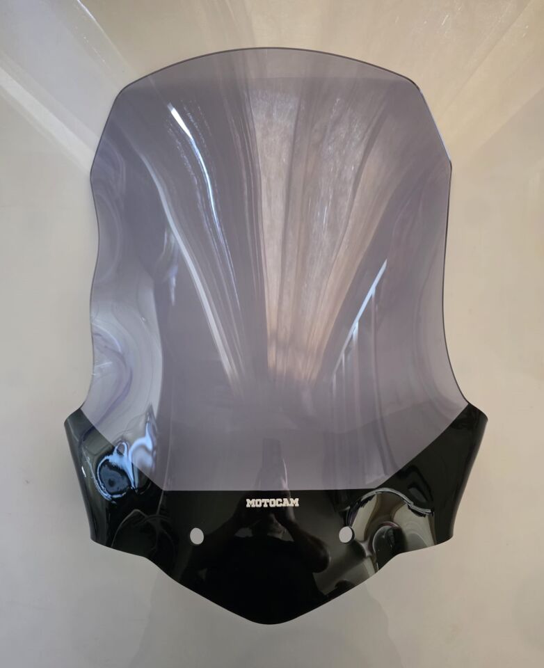 MOTOCAM Triumph Tiger 800 XC Ön Cam 2010-2017 Model 59cm Füme Renkli 4mm