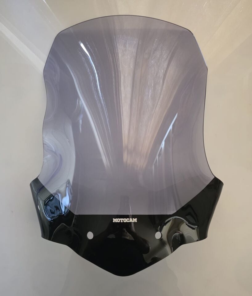 MOTOCAM Triumph Tiger 800 XC Ön Cam 2010-2017 Model 59cm Füme Renkli 4mm