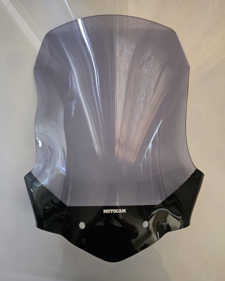 MOTOCAM Triumph Tiger 800 XC Ön Cam 2010-2017 Model 59cm Füme Renkli 4mm