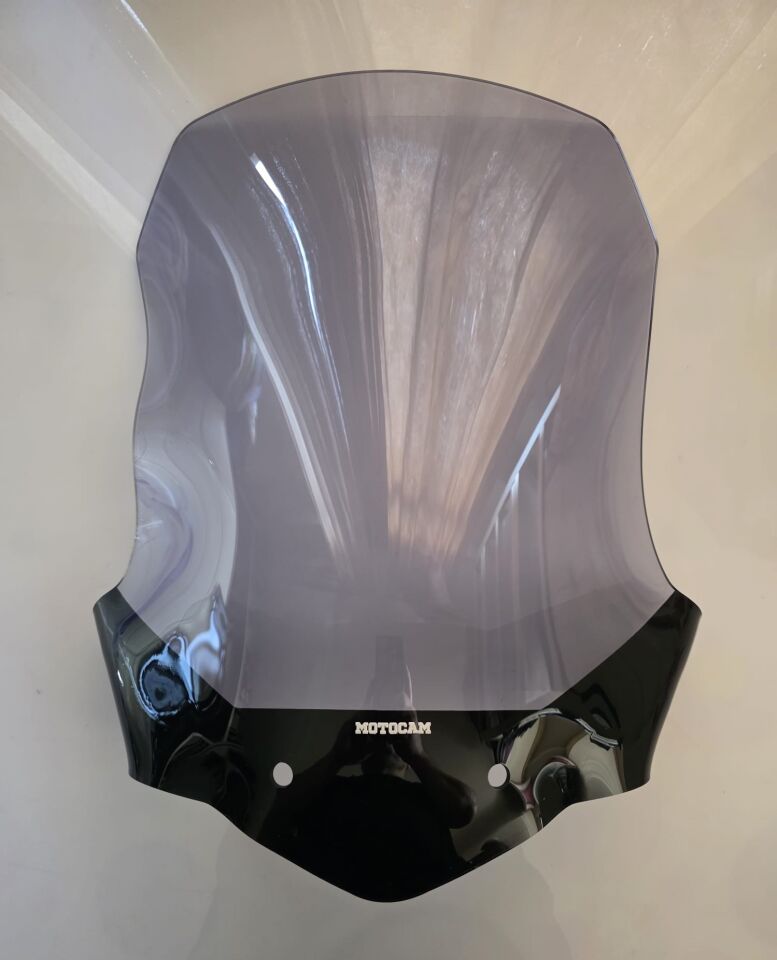 MOTOCAM Triumph Tiger 800 XC Ön Cam 2010-2017 Model 59cm Füme Renkli 4mm