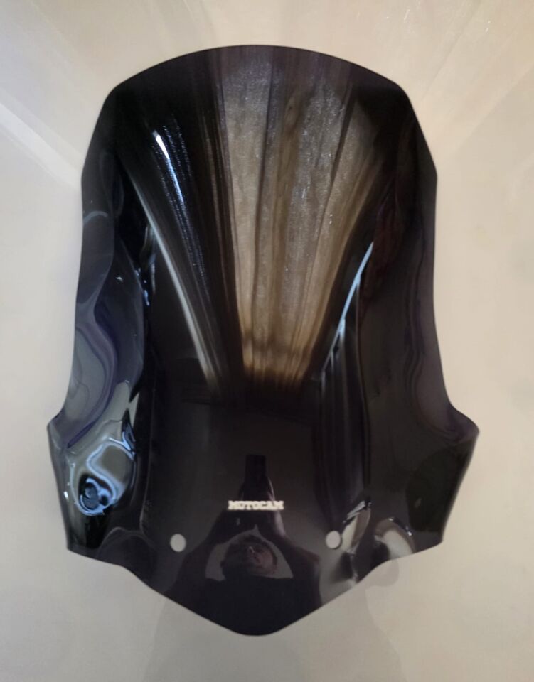 MOTOCAM Triumph Tiger 800 XC Ön Cam 2010-2017 Model 59cm Siyah Renkli 4mm