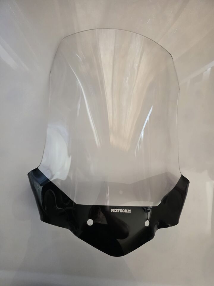 MOTOCAM Triumph Tiger 800 XC Ön Cam 2010-2017 Model 59cm Şeffaf Renkli 4mm