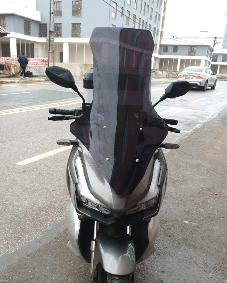 MOTOCAM Küba Rubano 150 Ön Cam 2023-2026 Model 78cm Siyah Renkli 4mm