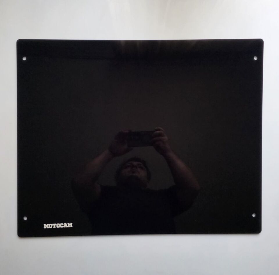 MOTOCAM SFM Ihrara SF 200 Ön Cam 2024-2026 Model 52-65cm Siyah Renkli 4mm APARATSIZDIR