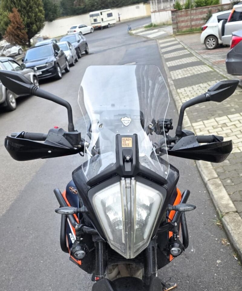 MOTOCAM KTM 250 Adventure Ön Cam 2020-2024 Model 57cm Şeffaf Renkli APARATSIZDIR
