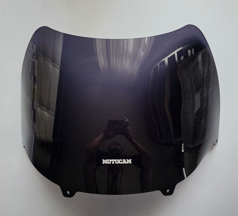 MOTOCAM Bmw R 1200 CL Ön Cam 2002-2005 Model 46cm Siyah Renkli 4mm