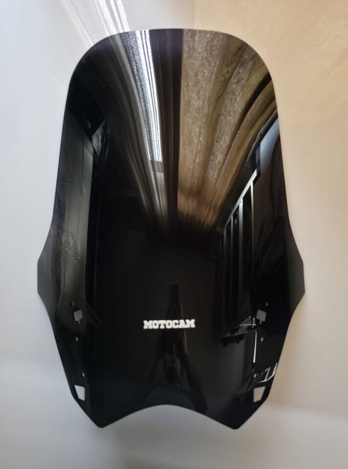 MOTOCAM Yamaha FJR 1300 Ön Cam 2012-2020 Model 64cm Siyah Renkli 4mm