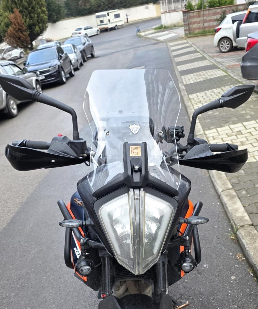 MOTOCAM KTM 390 Adventure Ön Cam 2020-2024 Model 44cm Şeffaf Renkli APARATSIZDIR