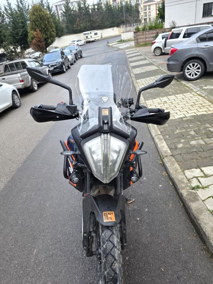 MOTOCAM KTM 390 Adventure Ön Cam 2020-2024 Model 44cm Şeffaf Renkli APARATSIZDIR
