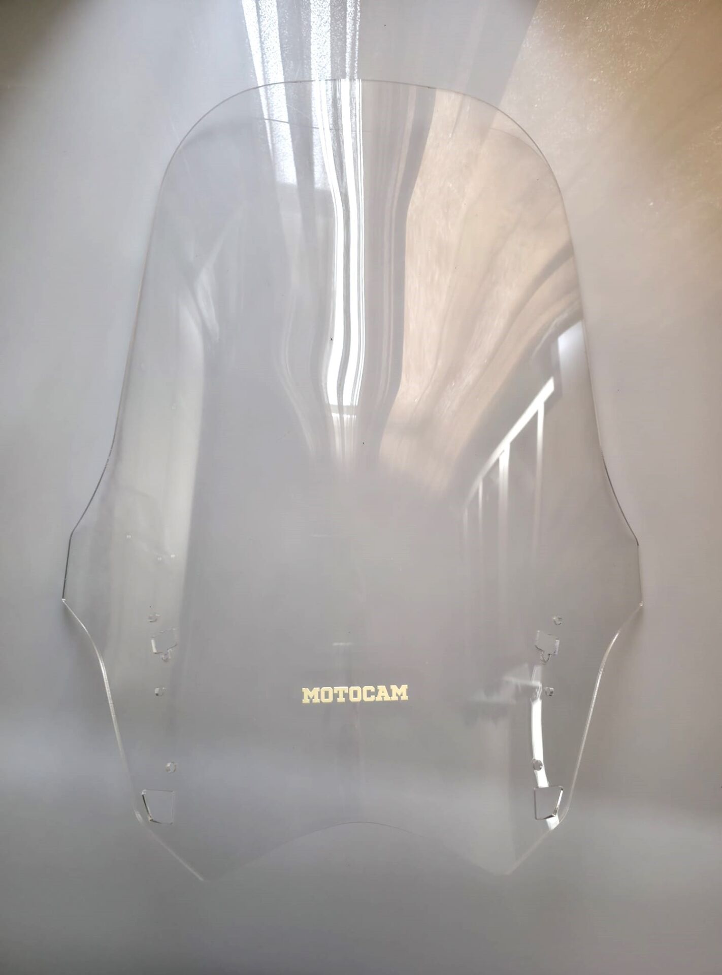 MOTOCAM Yamaha FJR 1300 Ön Cam 2012-2020 Model 64cm Şeffaf Renkli 4mm