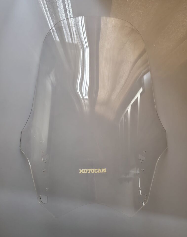 MOTOCAM Yamaha FJR 1300 Ön Cam 2012-2020 Model 64cm Şeffaf Renkli 4mm