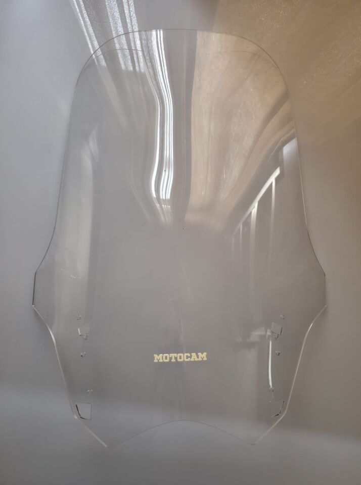 MOTOCAM Yamaha FJR 1300 Ön Cam 2012-2020 Model 64cm Şeffaf Renkli 4mm