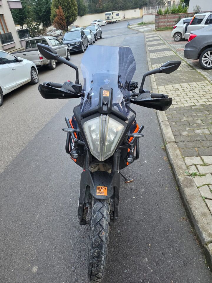 MOTOCAM KTM 390 Adventure Ön Cam 2020-2024 Model 57cm Füme Renkli APARATSIZDIR