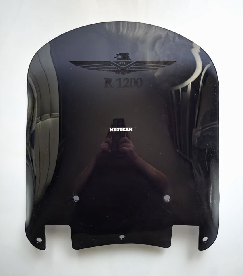 MOTOCAM Bmw R 1200 CL Arka Cam 2002-2005 Model 42cm Siyah Renkli 4mm