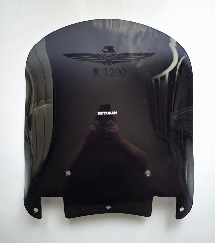 MOTOCAM Bmw R 1200 CL Arka Cam 2002-2005 Model 42cm Siyah Renkli 4mm