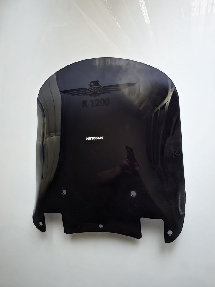 MOTOCAM Bmw R 1200 CL Arka Cam 2002-2005 Model 42cm Siyah Renkli 4mm