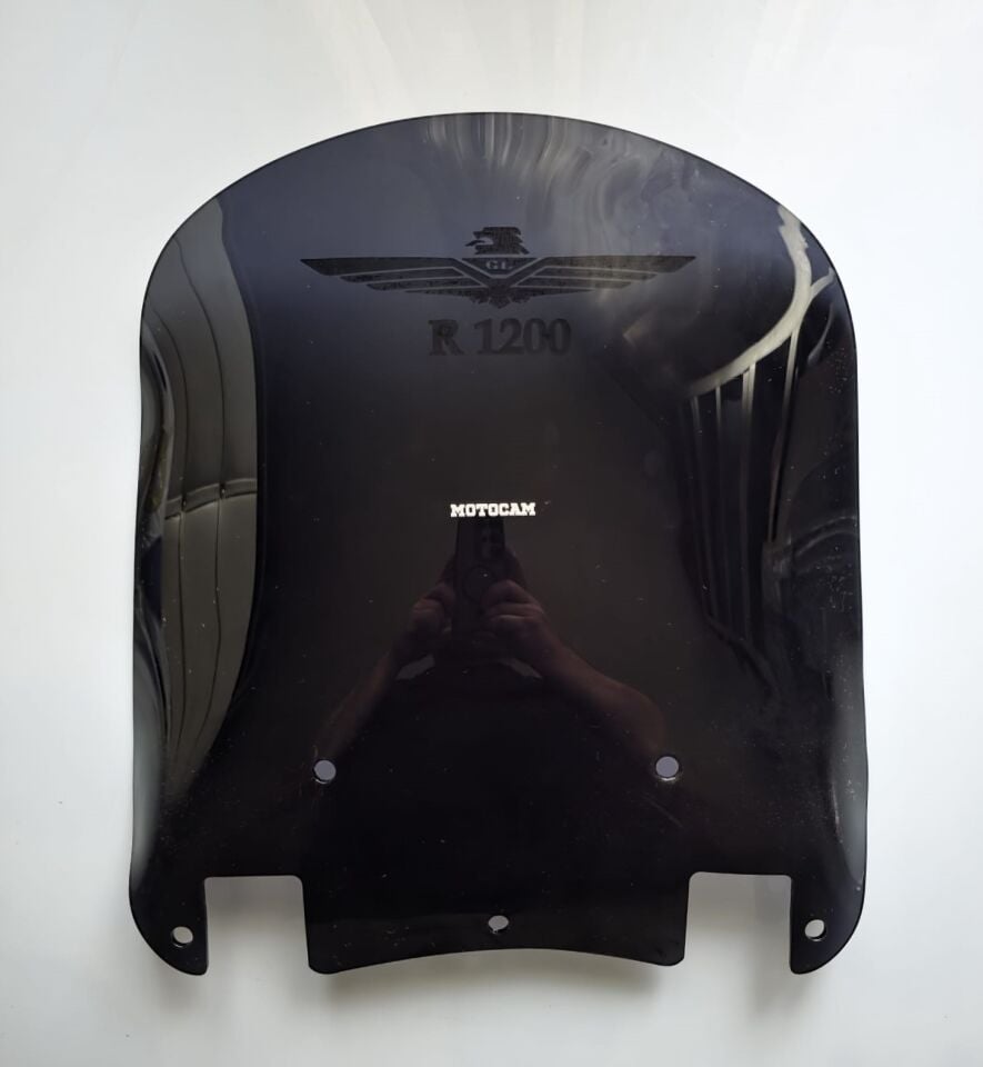 MOTOCAM Bmw R 1200 CL Arka Cam 2002-2005 Model 42cm Siyah Renkli 4mm