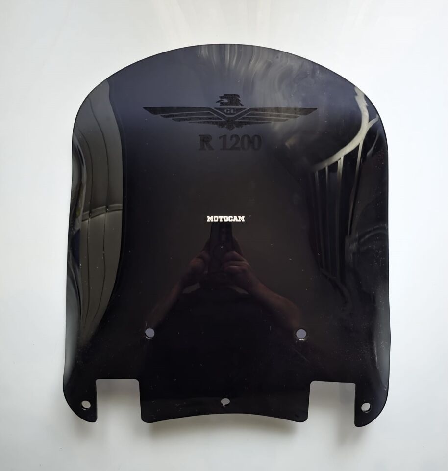 MOTOCAM Bmw R 1200 CL Arka Cam 2002-2005 Model 42cm Siyah Renkli 4mm