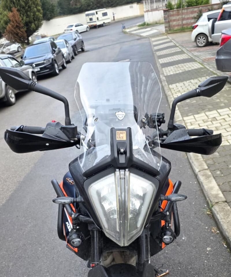MOTOCAM KTM 390 Adventure Ön Cam 2020-2024 Model 57cm Şeffaf Renkli APARATSIZDIR