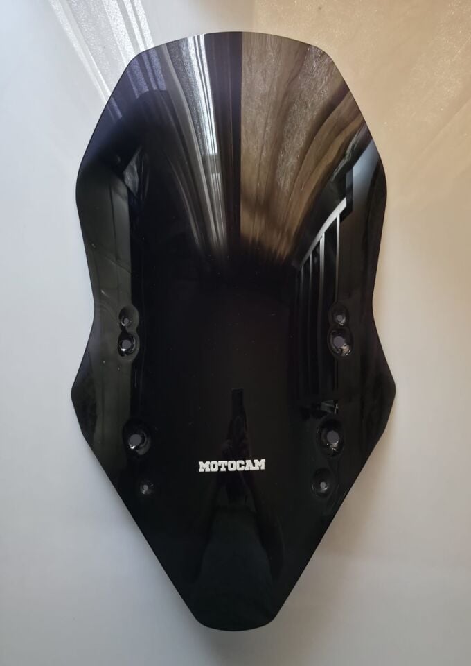 MOTOCAM Kymco CV3 550 Ön Cam 2022-2024 Model 80cm Siyah Renkli 4mm
