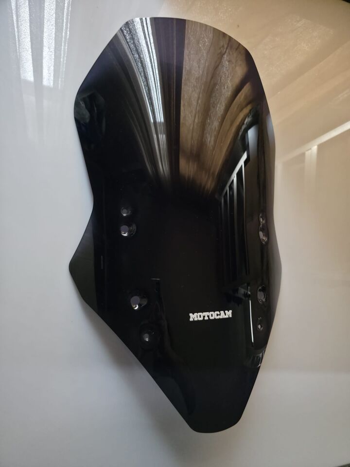 MOTOCAM Kymco CV3 550 Ön Cam 2022-2024 Model 80cm Siyah Renkli 4mm