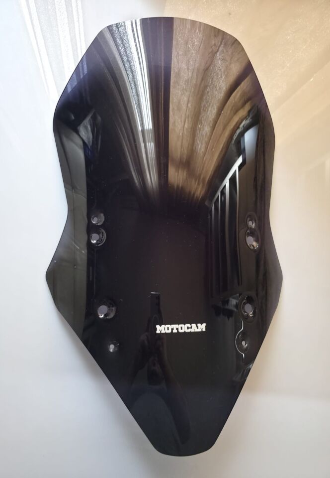 MOTOCAM Kymco CV3 550 Ön Cam 2022-2024 Model 80cm Siyah Renkli 4mm