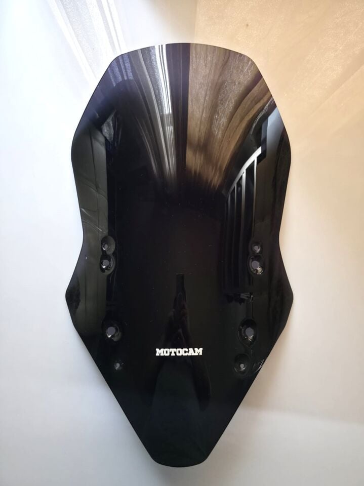 MOTOCAM Kymco CV3 550 Ön Cam 2022-2024 Model 80cm Siyah Renkli 4mm
